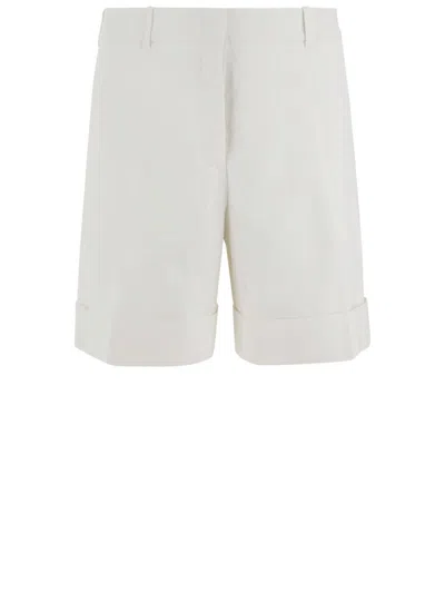 Jil Sander Tailored White Linen Pants