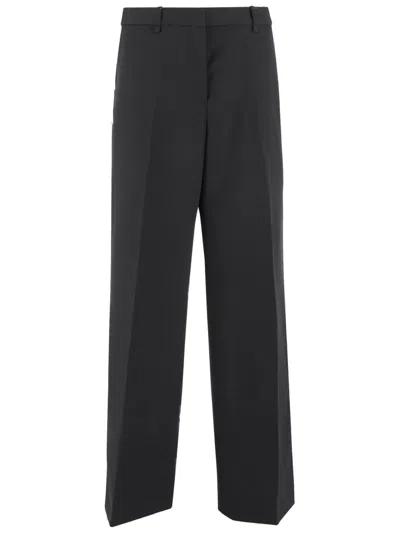 JIL SANDER JIL SANDER TAILORED WOOL GABARDINE PANTS