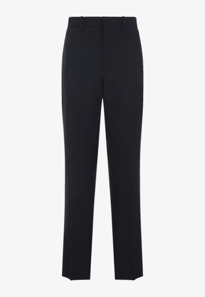Jil Sander Tailored Wool Pants In Black