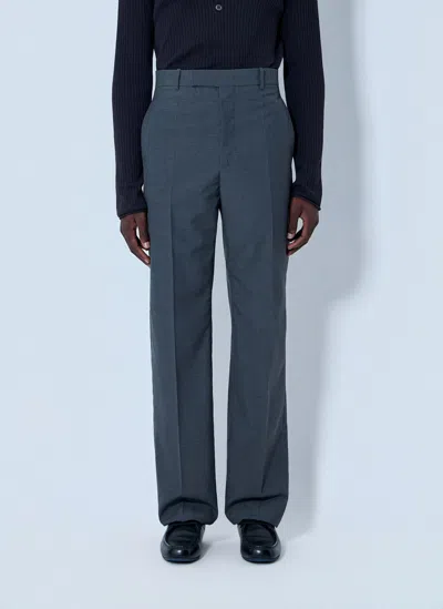 Jil Sander Tailored Wool-blend Trousers In Blue