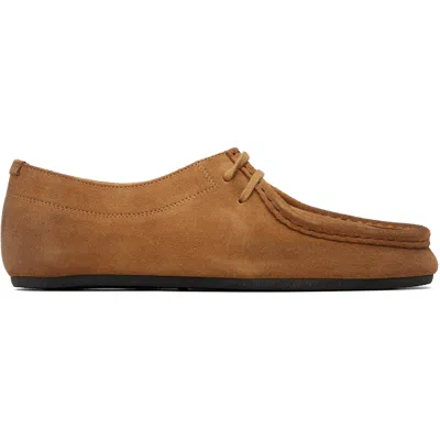 Jil Sander Tan Hood Lace-up Derbys In Brown