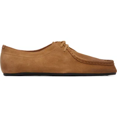 Jil Sander Tan Hood Lace-up Derbys In 243 Walnut