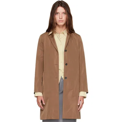 Jil Sander Tan Radzimir Coat In Brown