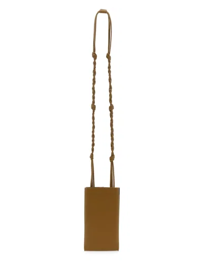 Jil Sander Tangle Bag For Smartphone In Brown
