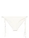 Jil Sander Tangle Bikini Bottoms In White