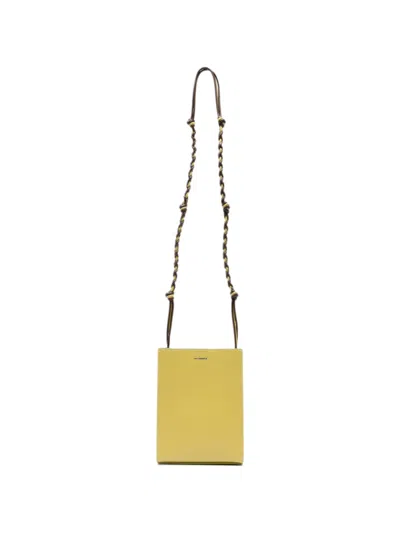 Jil Sander Tangle Braided-strap Cross-body In Yellow