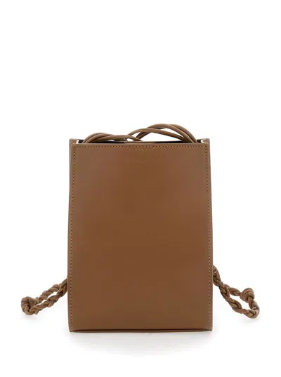 Jil Sander Brown Tangle Small Bag