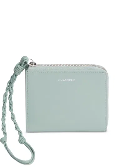 Jil Sander Tangle Card Holder In Blue