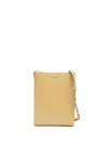 Jil Sander Tangle Crocodile-effect Crossbody Bag In 黄色