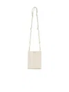 Jil Sander Tangle Rings Crossbody Bag In Beige