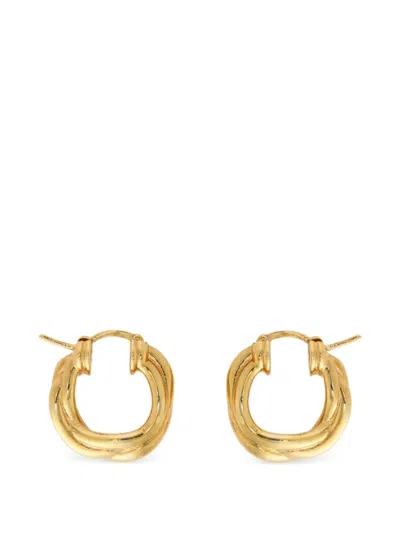 Jil Sander Tangle Ohrringe Mit Knoten In Gold