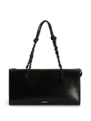 Jil Sander Borsa A Spalla Rectangular Braided Tote In Black