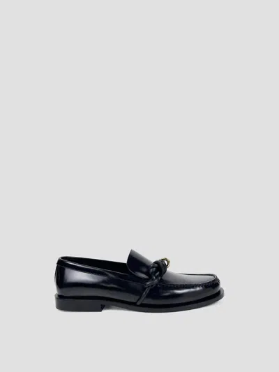 Jil Sander Tangle Loafer In 100% Bovine Leather In Black