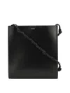 Jil Sander Medium Faux Leather Shoulder Bag