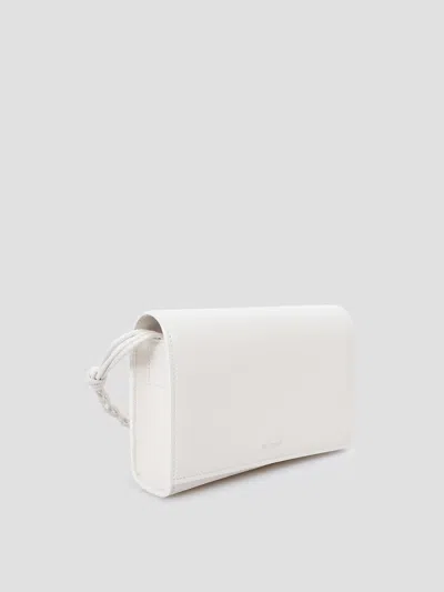Jil Sander Tangle Mini Wallet In Eggshell