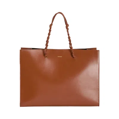 Pre-owned Jil Sander Tangle Shopping Bag 'tan' | Women's Size Onesize In Brown