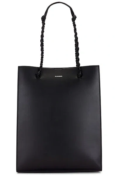Jil Sander Tangle Shopping Tote In Black