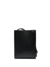 Jil Sander Black Small Tangle Shoulder Bag In Black
