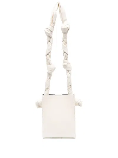 Jil Sander Tangle Shoulder Bag In Weiss