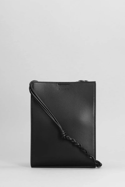 Jil Sander Tangle Sm Shoulder Bag In Black Leather