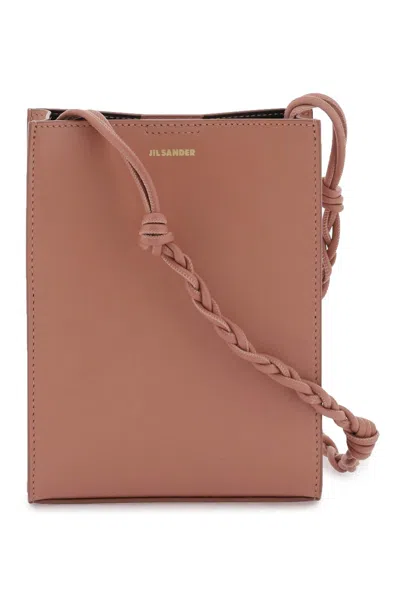 Jil Sander Tangle Small Crossbody Bag In Brown