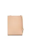 Jil Sander Tangle Small Messenger Bag In Nude
