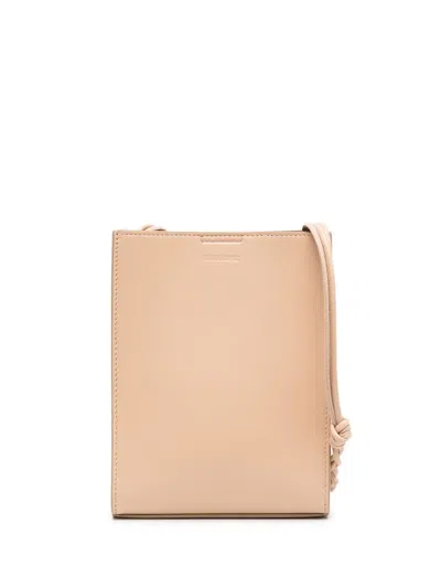 Jil Sander Tangle Small Messenger Bag In Nude