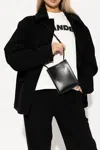 Jil Sander Small Leather Shoulder Bag In Black