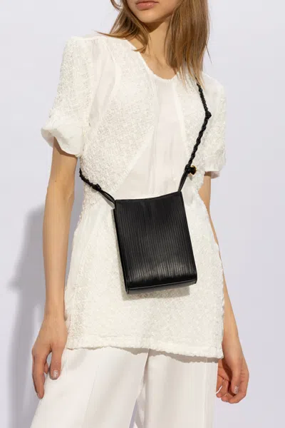 Jil Sander ‘tangle Small' Shoulder Bag In Black