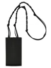 Jil Sander Men Tangle Bag For Smartphone In Black