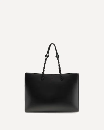 Jil Sander Tangle Tote Bag In Black