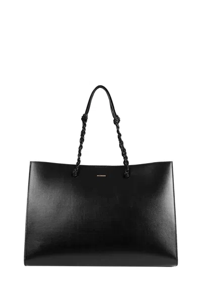 Jil Sander Tangle Tote Bag In Purple