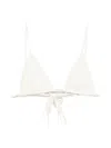 Jil Sander Tangle Triangle Bikini In Neutral