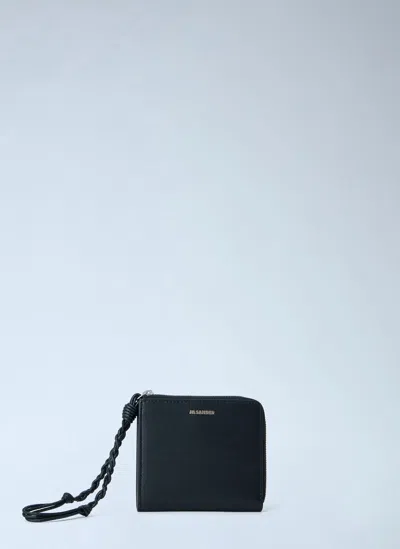 Jil Sander Tangle Wallet In Black