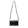 Jil Sander Tangle Wallet With Shoulder Strap In Black
