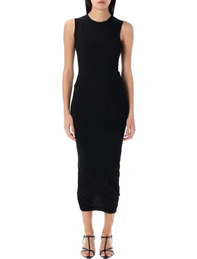 Jil Sander Tank Mini Dress In Black