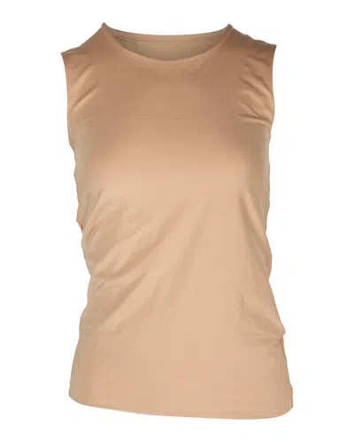 Jil Sander Tank Top In Beige Polyester
