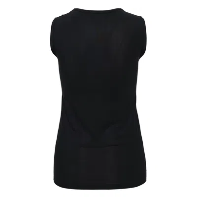 Jil Sander Tank Top Second Skin In Black