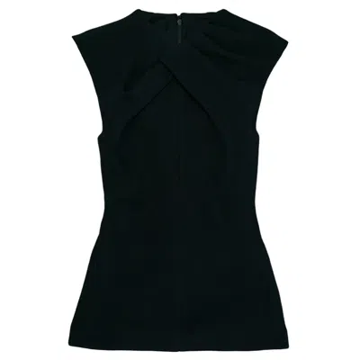 Jil Sander Tank Top With Knot In Blue