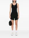 Jil Sander Tanktop Aus Tech-jersey In Schwarz