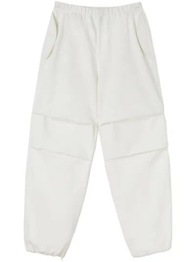 JIL SANDER TAPERED COTTON TROUSERS
