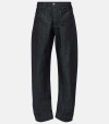 Jil Sander Denim Jeans With Back Pocket And Belt Loops In Magnet