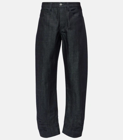 Jil Sander Denim Jeans With Back Pocket And Belt Loops In Black