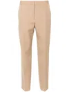 Jil Sander Cropped Trousers In Neutrals