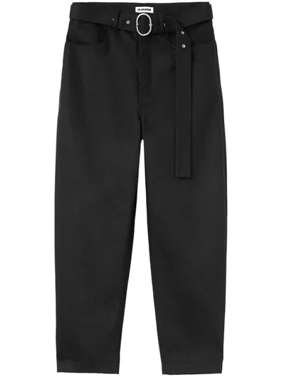 Jil Sander Black Denim Trouser Pants