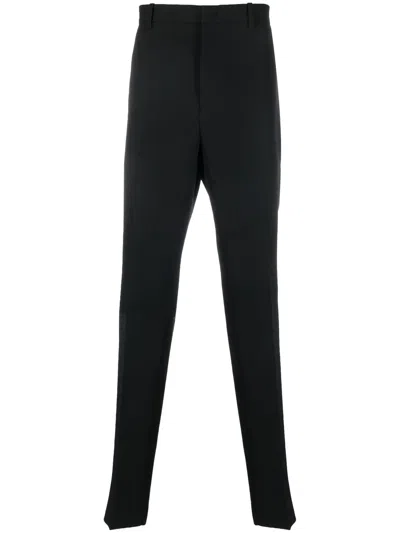 Jil Sander Tapered-leg Trousers In Black
