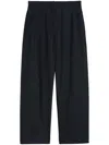 Jil Sander Tapered-leg Trousers In Blue
