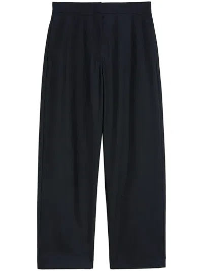 Jil Sander Tapered-leg Trousers In Blue
