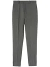 Jil Sander Tapered-leg Trousers In Grey