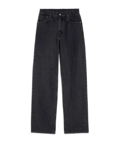 Jil Sander Tapered Lightweight Denim Trousers In Black